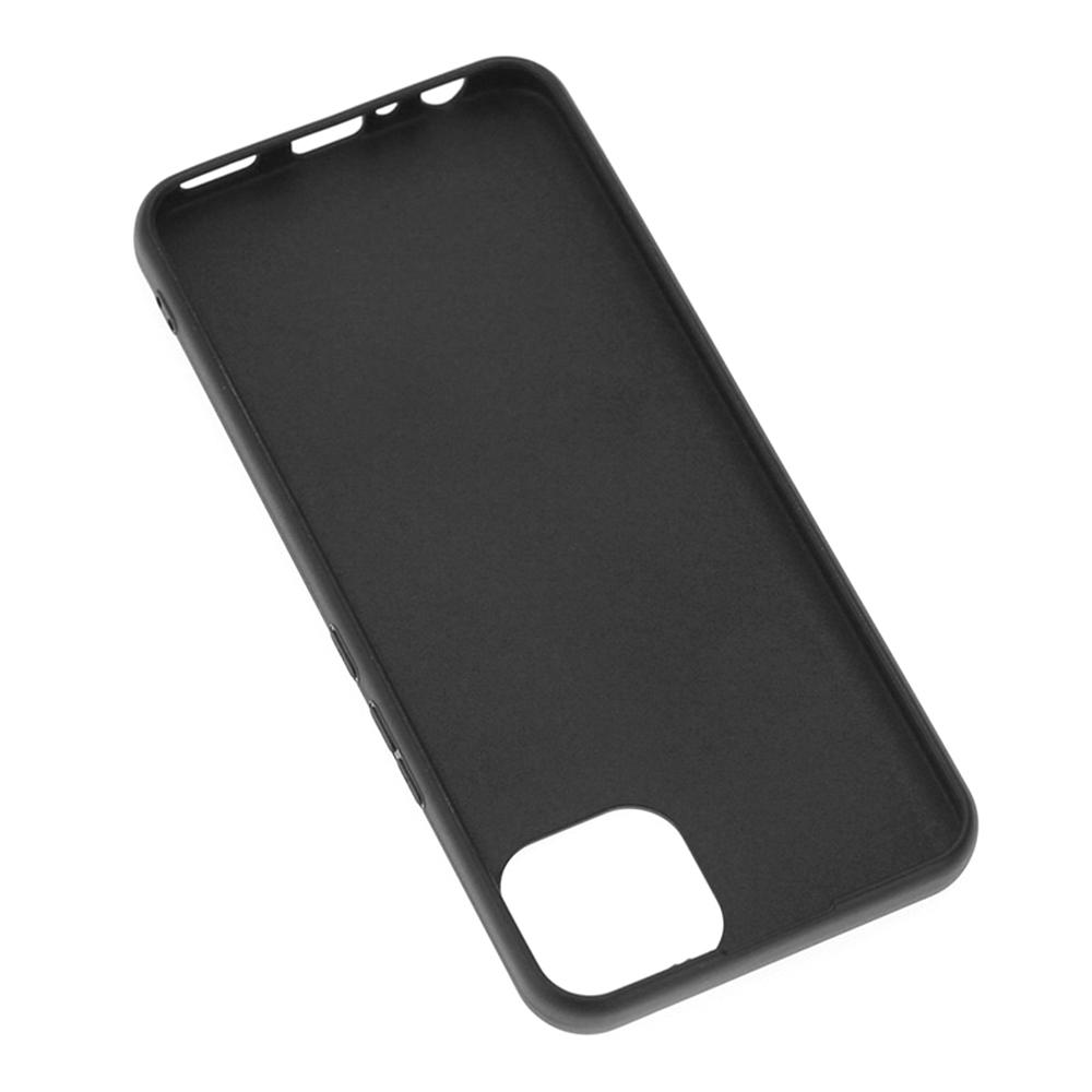 For Wiko T10 4G Case Anti-scratch Matte Black Phone Cover (Big Rear Lens Hole)