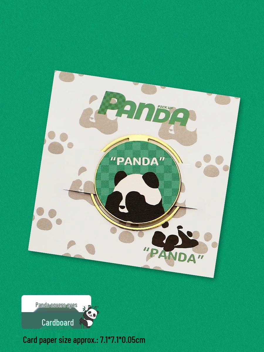 Sichuan Chengdu Giant Panda Metal Bookmark Gift Box - Cute Cartoon Chinese Style