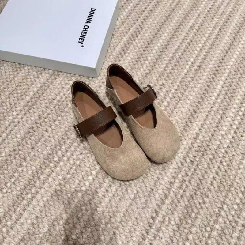 Soft Sole with Skirt Versatile Mary Jane Shoes Autumn New French Gentle Fairy Wind One Pedal Single Shoes Tide