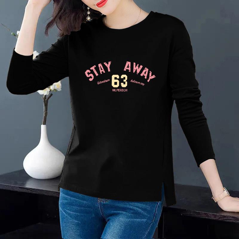

Women s Plus Size Loose Fit Autumn Cotton Long Sleeve Tee - Fashionable 2025 Edition XL [105-120 jin]
