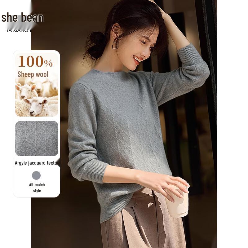 Women s 100% Wool Base Layer Sweater M