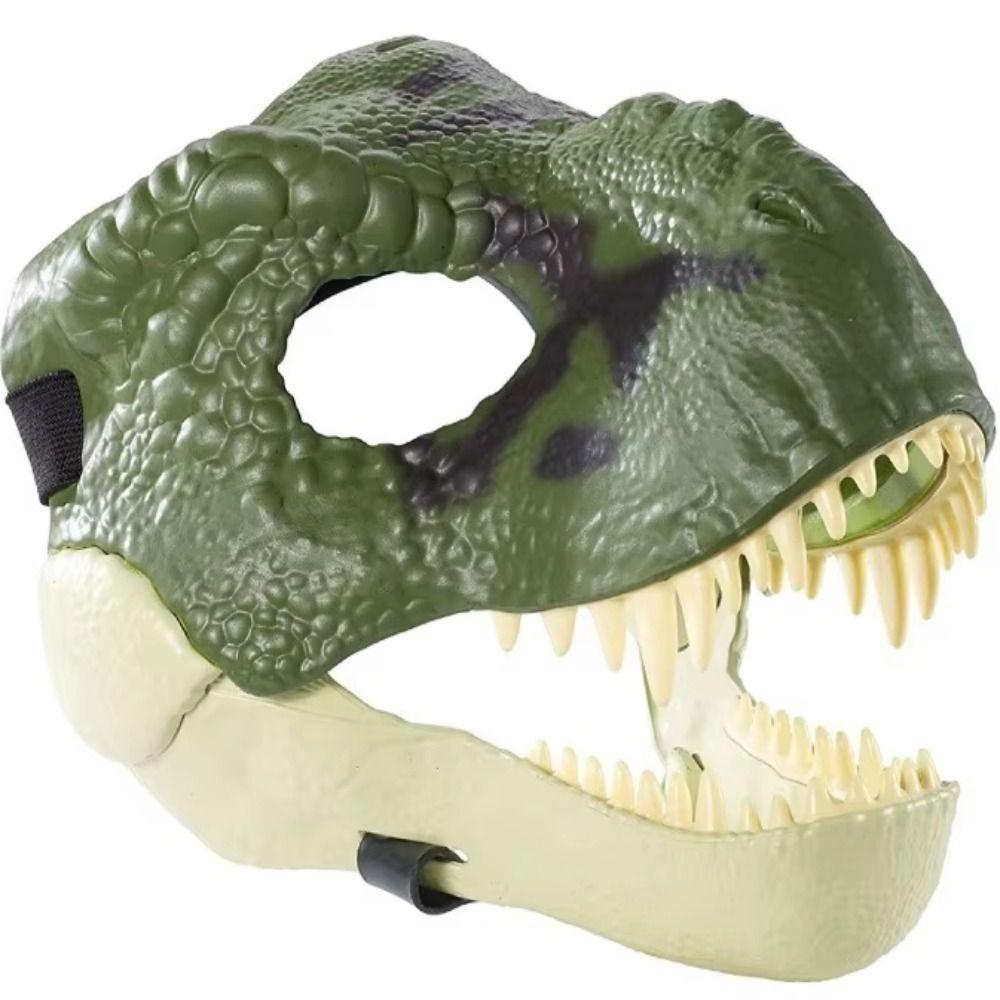 Cosplay Rekvizity Halloweenská Maska Dinosaurus Pohyblivá Čelist Dračí Pokrývka Hlavy Dinosauří Pokrývka Hlavy na Párty