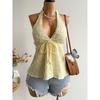 Vest V-neck Suspender Women's Jacquard Lace Suspender Sexy Lace