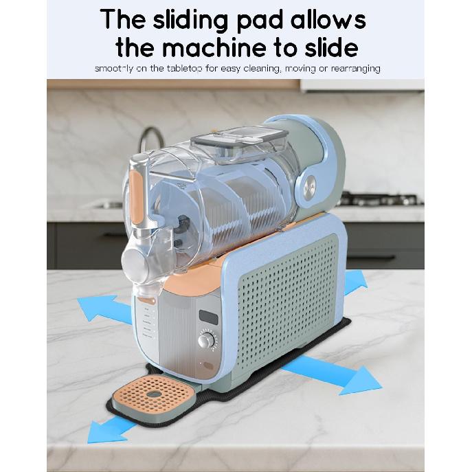 Sliding Pad for Ninja Slushie Max FS605 Series Professional Frozen Drink Machine Quickly Slide Frozen Drink Machine On Table - Convenient Storage