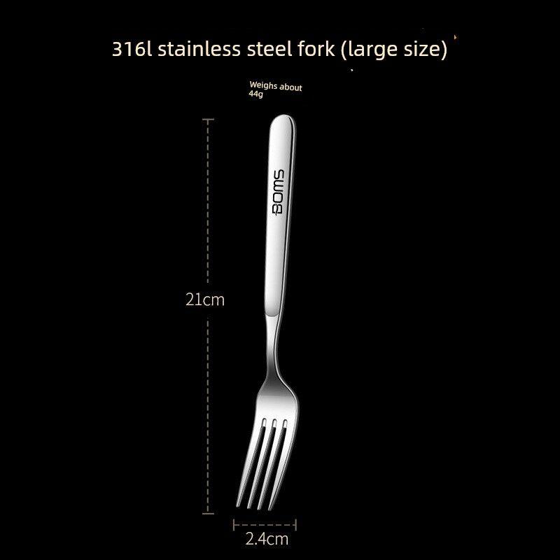 Japanese Imported Household 316L Stainless Steel Spoon, Food-Grade Long-Handled Round-Head Spoon, Soup Spoon, Soup and Stew Spoon, Eating Spoon