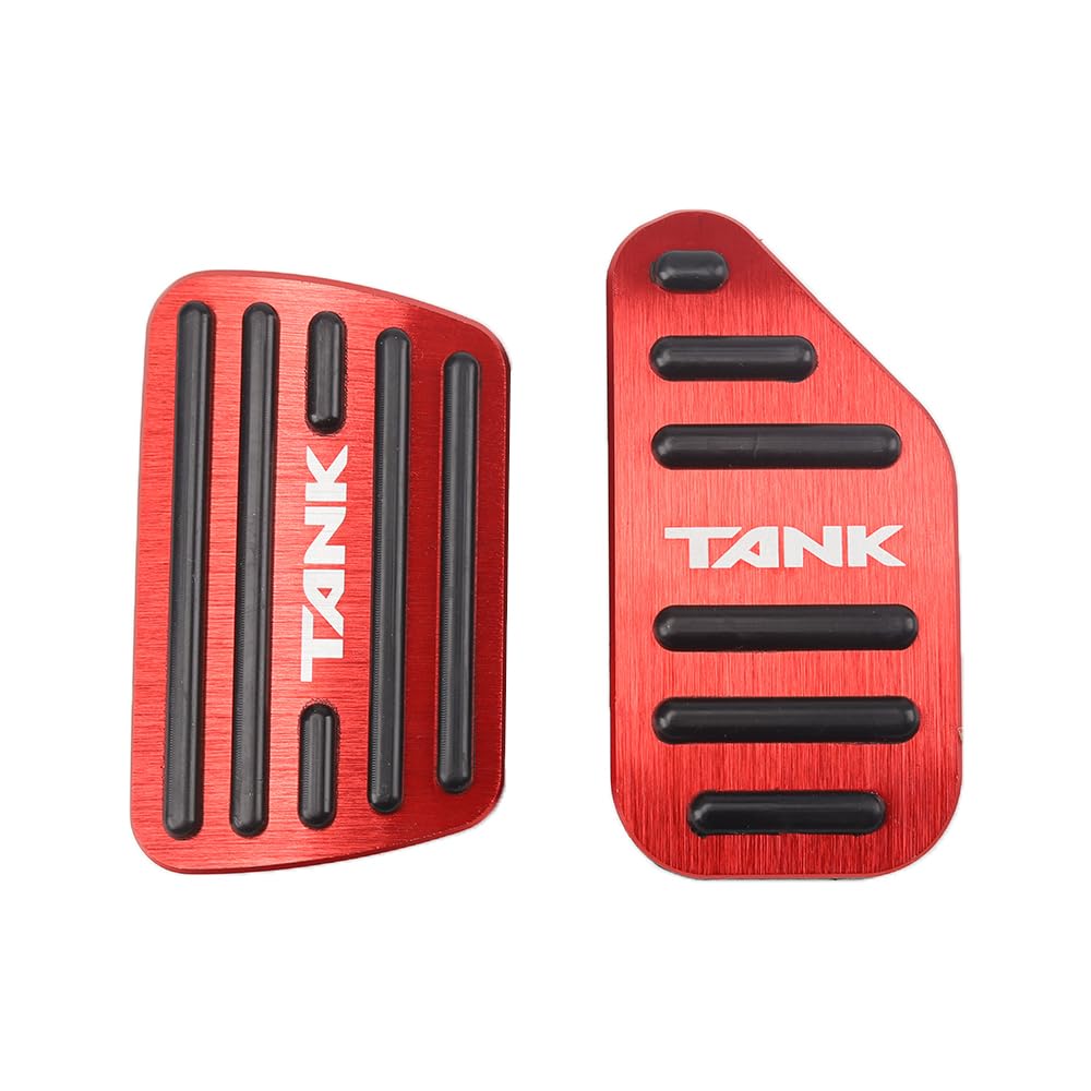 

SAWAKAKI Toyota Tank Эксклюзивно разработанные алюминиевые накладки на педали газа и тормоза с логотипом, комплект из 2 штук M900A/M910A (красный)