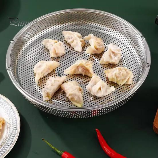 Panier Vapeur 18cm à 28cm Multifonction Pliable Panier Vapeur Acier