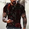 3D T Shirt For Men Fashion Hip Hop Street Short Sleeve Tops Abstract Harajuku Men's T-shirts Oversized Tee Shirts Male Clothing