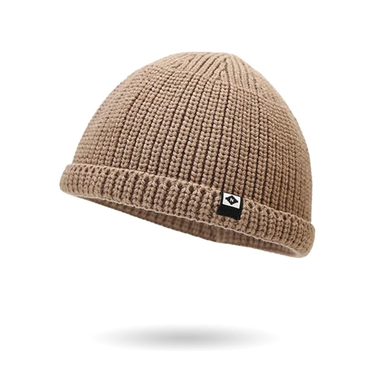 

[Zoubatt] islam watch knit hat men s summer knit hat watch cap spring summer fall winter beanie hat seamless Stretchable ladies Free size (kaki)