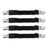 4pcs Adjustable Bed Sheet Holder Elastic Bed Sheet Fastener Washable Bed Sheet Clip  Fitted Sheet