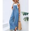 Women's Summer Wide Leg Jumpsuit   Solid Color Elegant Casual Loose Vacation Outfits Overall