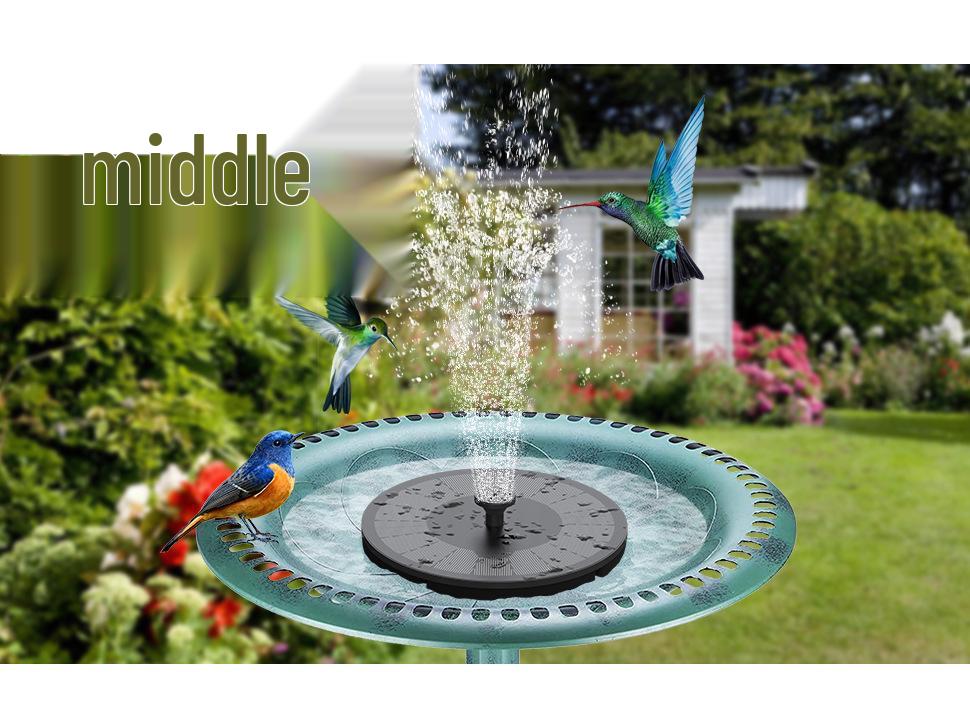 Luminous Solar Floating Water Pump - Outdoor Garden Fountain for Fish Ponds