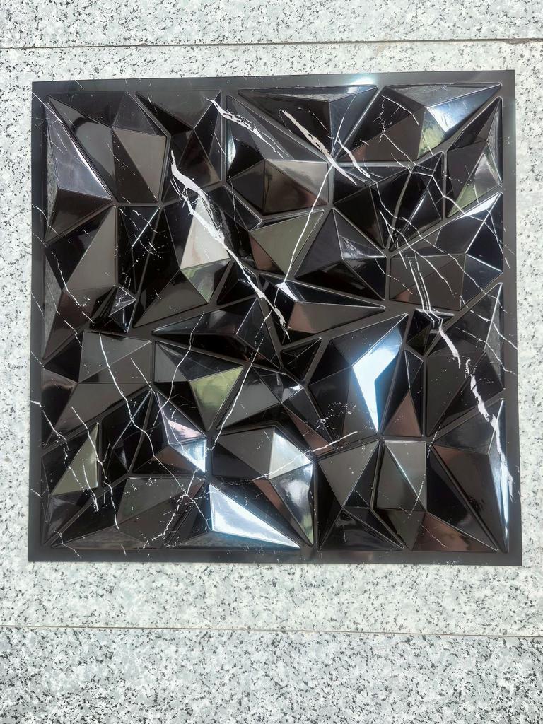 3D Embossed PVC Wall Panels for Hotel, Bedroom & TV Background Décor