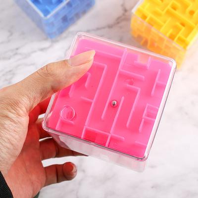 Fun 3D Cube Rolling Beads Maze Educational Toys Boys Girls Birthday Wedding Guest Gift Giveaway Kids Gift Stress Reliever Toys