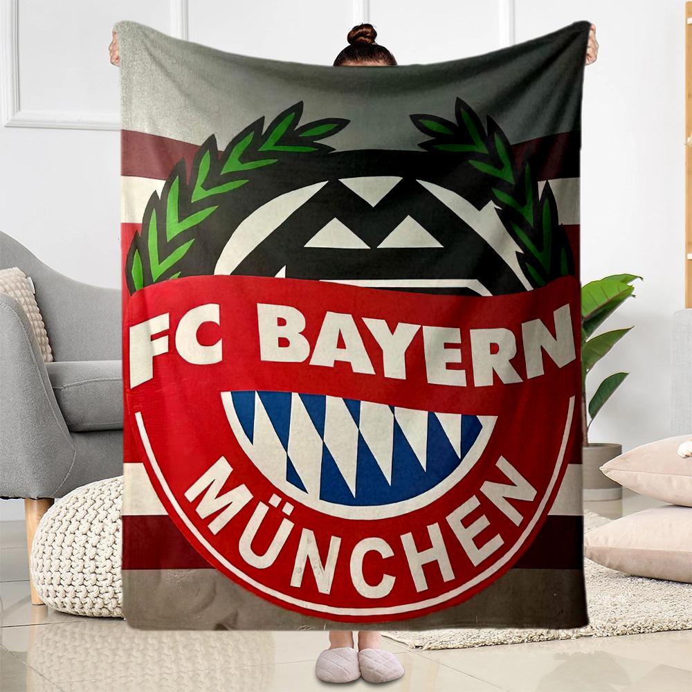 Bayern Munich Blanket Soft Warm Cozy Perfect for Chair Picnics Couch Four Seasons Multipurpose Stylish Decor Birthday Christmas Gift Blanket