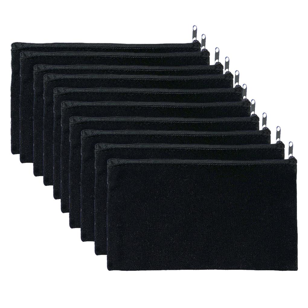 10pack/lot Store Your Keys And Pencils With These Canvas Stationery Bags Stationery Boxes Hand Drawn Bags Makeup Bags