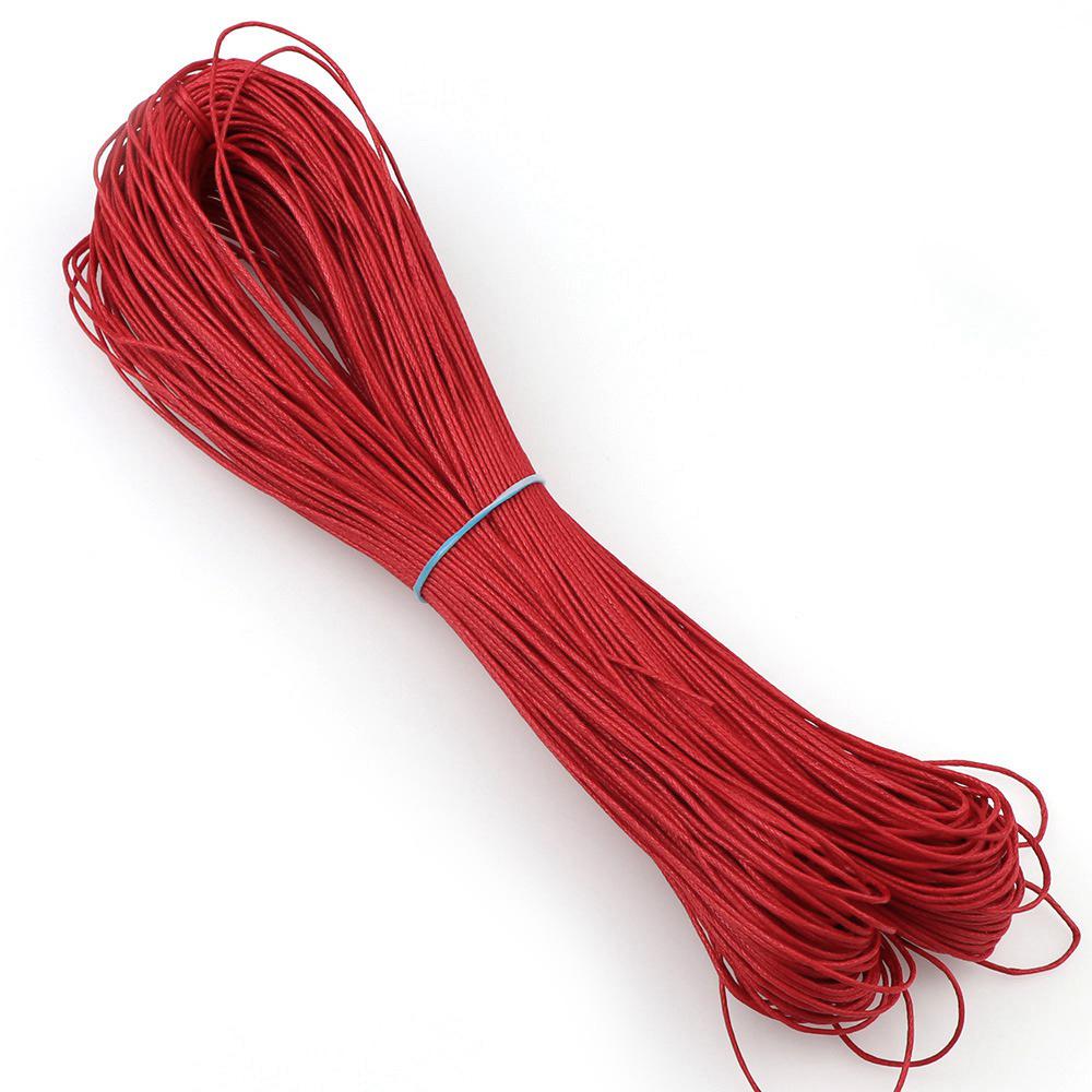 Colorful Korean 1.0mm Wax Cord for Handmade Necklace Weaving and Beading