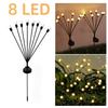 4/2pcs Solar Lights Outdoor LED Mushroom Lawn Lights Waterproof Party Yard Patio Pathway Jellyfish Lamp for Garden Decoration