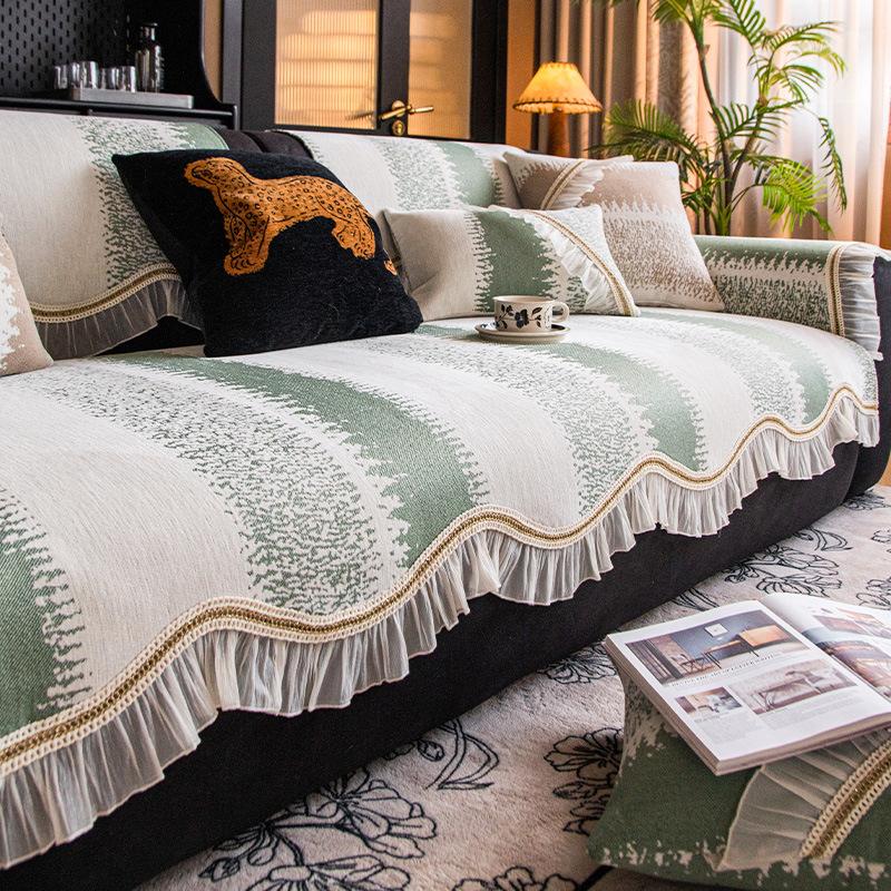 

2025 новый диванная подушка особой формы цельная прямой ряд нескользящая подушка сиденья дивана универсальная на четыре сезона диванное покрывало-полотенце 70*70cm