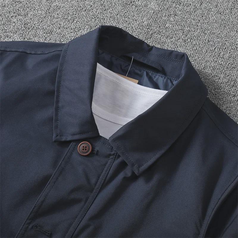 Men's Autumn Double-Layer Lapel Jacket: Casual Business and Sportswear Trend