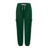 Women's Fashion Sport Solid Color Pocket Casual Sweatpants Pants