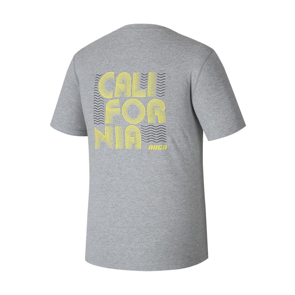 ARGO California Short-Sleeve T-Shirt Top In Gray