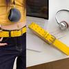 Wide Design Sense Y2K Double-Breasted Yellow Belt For Women With Skirt Jeans With Waistcoat Decoration Versatile Belt