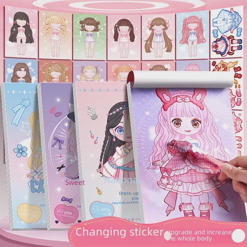 Kaba Bär Prinzessin Ankleide-Stickerbuch für Mädchen