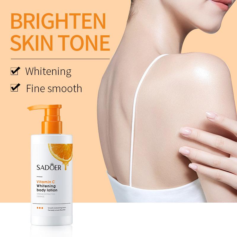 VC Whitening Body Lotion SADOER Vitamin C Moisturizing and Moisturizing Skin