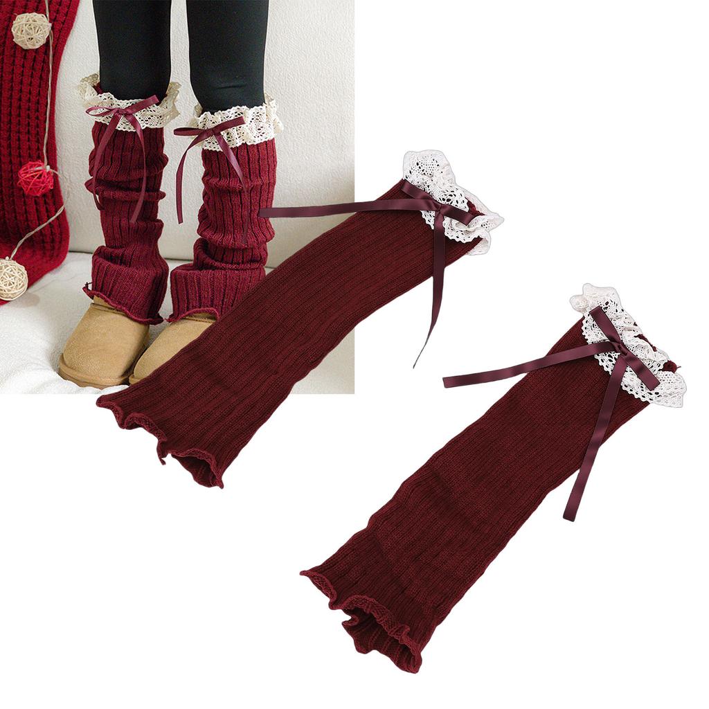 Girls Ballet   Leg Warmers Autumn Winter Knitted Non Slip Stretchy Leg Warmers for Children