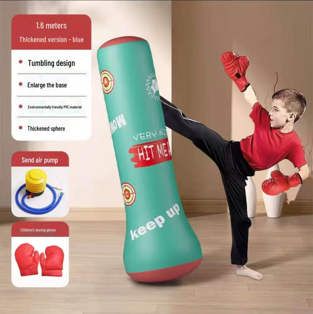 Aufblasbarer Boxsack: Kinderspielzeug für Fitness, Training und intellektuelle Entwicklung