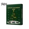 Christmas Advent Calendar 2026, 24 Days Countdown with Acrylic Unique Collectible Pendants Hanging Ornaments, Gifts for Holiday Home Party Tree Decor