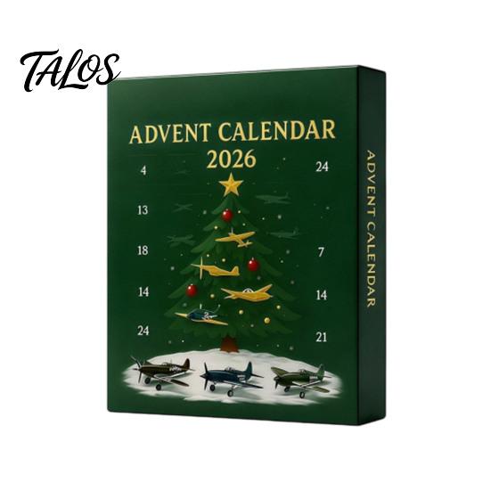 Christmas Advent Calendar 2026, 24 Days Countdown with Acrylic Unique Collectible Pendants Hanging Ornaments, Gifts for Holiday Home Party Tree Decor