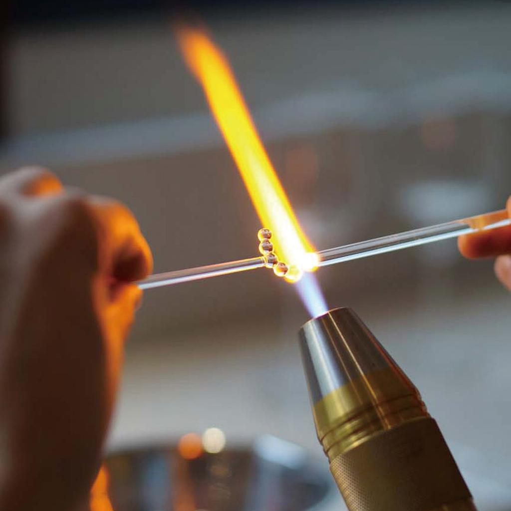 Hario Beads Wine Glass Stem Blue 400ml BS-400-BU