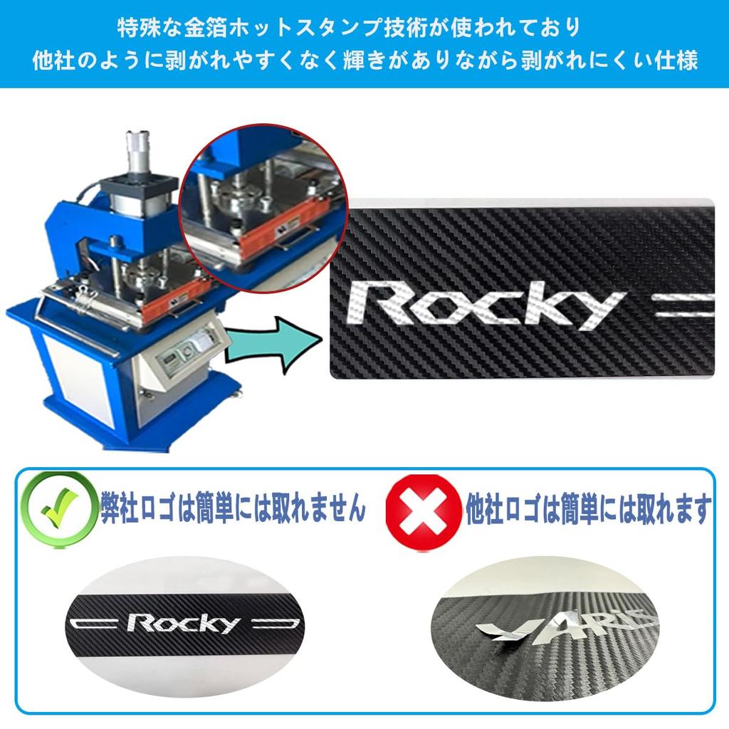 JuYuna Rocky Scuff Plate A200S/210S Scuff Plate Dedicated Side Step Guard Protective Sticker Side