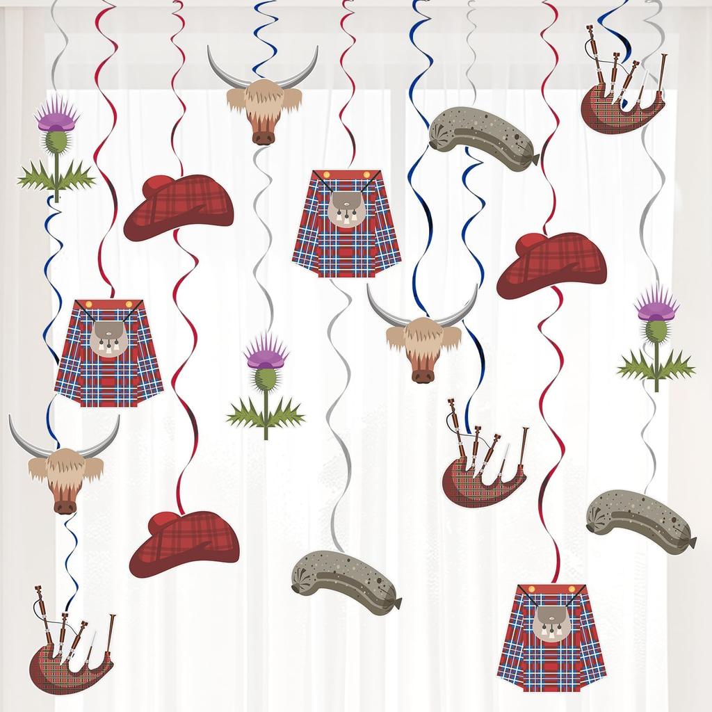 n Musical Party Supplies Decorations 18Pcs The Famous Musical Birthday Foil Ceiling Hanging Swirls Streams for Kids Adult Broadway Musical Lover