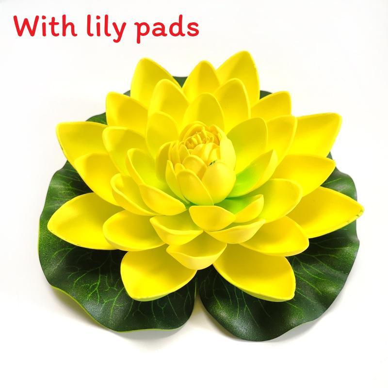 Water Garden Artificial Lotus Flower With Floating Design For Home Decor And Aquariums
