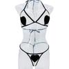 New Valentine's Day Multi-color Erotic Underwear Sexy Mesh Perspective Love Suspender Temptation Thong