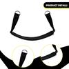 Pilates Foot Strap Adjustable with Hooks Cotton Stainless Steel Flexibility Stretch Strap for Women Gym and Home