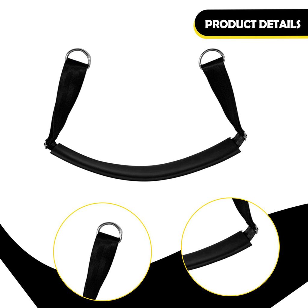 Pilates Foot Strap Adjustable with Hooks Cotton Stainless Steel Flexibility Stretch Strap for Women Gym and Home