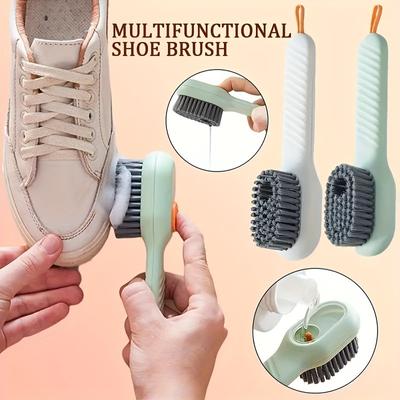Brosse à Chaussures Nettoyeur Brosse Pour Nettoyer Chaussures Pantoufles Baskets Poils Doux Brosse Liquide Nettoyage Chaussures Brosse à Vêtements