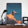 F22 Rapter Lockheed Martin Metal Poster Customized Wall Art Retro Vintage Tinplate Signs for Man Cave Bedroom Decoration Gaming