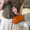 Leather Women's Bag Spring and Summer Versatile Messenger Bag Small Fresh First Layer Cowhide Small Square Bag