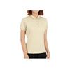 Li Ning Fitness Series Solid Color Breathable Comfortable Sports Polo Shirt Women Tops Light-Milk-Brown APLT084-4