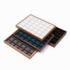 Walnut Wood Jewelry Storage Drawer 30 grid Jewelry Organizer Wood Grain Jewelry Tray  Ring Storage