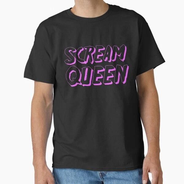 Scream Queen Classic Tshirt Made In Usaaus Tshirt S2xl S