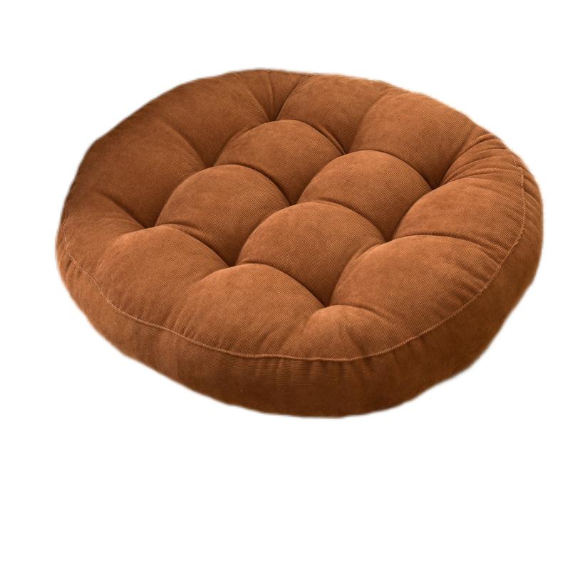 Large Floor Pillows Cushions Round Chair Cushion Indoor Seat Pad Tatami Mat for Sitting Meditation Yoga Living Room Sofa Balcony