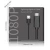 2 In 1 Wire Dongle Plug and Play 1080P HD USB Male To HDTV Male 1080P HDTV Mirroring Cable for iPhone Samsung Galaxy