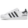 Originals Superstar Low Top Sneakers Women Sneakers Black White Gold EH1214