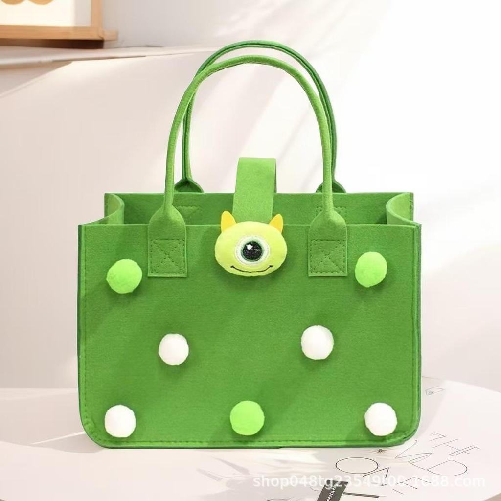 Customizable Cartoon Felt Handbag for Parties & Gift Bags